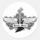 Search for winged guitar stickers Electric
