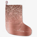 Search for glitter christmas stockings Girly