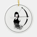 Search for bow and arrow christmas tree decorations Female