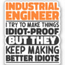 Search for mechanical engineering stickers Industrial