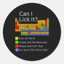 Search for funny periodic table stickers Lick