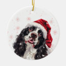Search for spaniel christmas tree decorations Cute