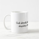 Search for stupidity mugs Humour