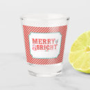 Search for christmas shot glasses barware Red