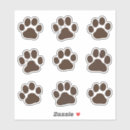 Search for dog footprint stickers Animal
