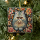 Search for persian cat christmas tree decorations Floral