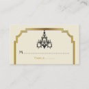 Search for gold border place cards Black