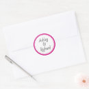 Search for fuchsia wedding stickers Names