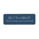 Search for plain white return address labels Elegant