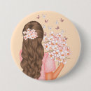 Search for flower monogram badges For her