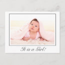 Search for gender reveal postcards Elegant