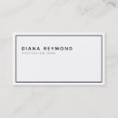 Search for black and white business cards Minimalist