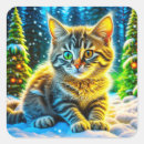 Search for new year cat stickers Kitten