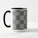 Search for black white checkered pattern mugs Retro