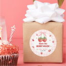 Search for strawberry thank you stickers Berry first