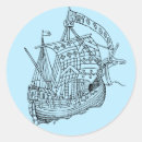 Search for vintage sailing ship stickers Boat