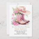 Search for cowboy boots baby shower invitations Western