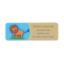 Search for african lion return address labels Wildlife