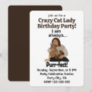 Search for cat lady invitations Cute