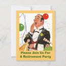 Search for fun retirement party invitations Retro