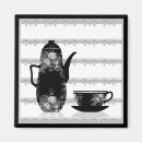 Search for retro illustrations magnets Black