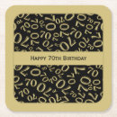 Search for 70th birthday coasters 70 years old
