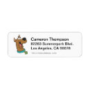 Search for cartoon characters return address labels Scooby doo