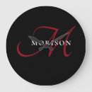 Search for modern in red black clocks Minimalist