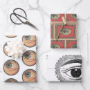 Search for creepy wrapping paper Eyes