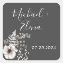 Search for winter flowers wedding stickers Modern
