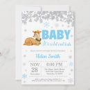 Search for christmas baby boy shower invitations Snowflake