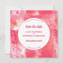 Search for confetti save the dates Pink