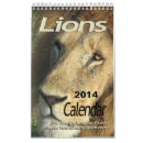 Search for lion calendars Wildlife