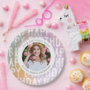 Search for pastel rainbow plates Birthday