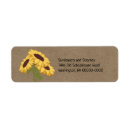 Search for rustic sunflower return address labels Country