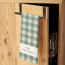 Search for green gingham tea towels Rustic