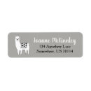 Search for llama return address labels Trendy