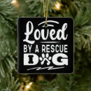 Search for animal rescue christmas tree decorations Dog lover