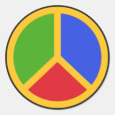Search for colourful peace sign stickers Cool