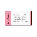 Search for pink return address labels weddings Elegant