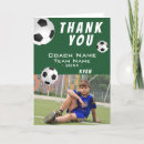 Search for soccer coach thank you cards Sports