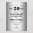 Search for 20th anniversary party invitations Cheers to 20 years