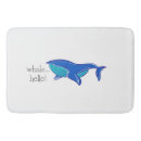 Search for blue whale bath mats Under the sea