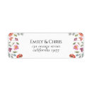 Search for pink floral return address stickers Eucalyptus