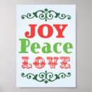 Search for love joy peace posters Xmas