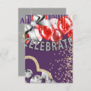 Search for black red silver birthday invitations Girly