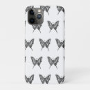 Search for black ink drawing iphone cases Butterfly