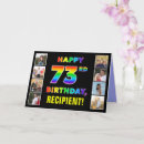 Search for 73rd birthday cards 73 years old