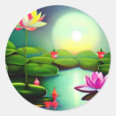 Search for lotus flower stickers Botanical