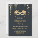 Search for masquerade birthday invitations Modern